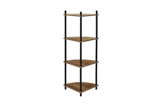 Etagère d’angle 4 niveaux - 35 x 112 x 35 cm