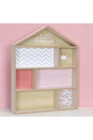 Etagère - Blanc et rose - 40 x 54 x 10 cm