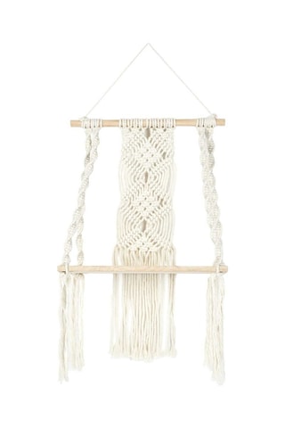 Etagère murale Boho - 30 x 50 x 15 cm - Beige