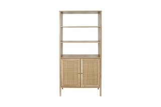 Buffet 2 portes Bali - Beige et naturel