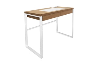 Bureau - Naturel et blanc