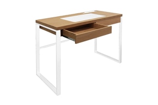 Bureau - Naturel et blanc