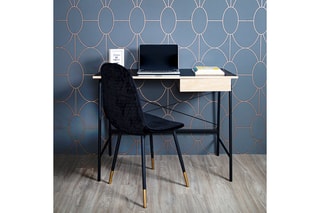 Bureau 1 tiroir  
Noir