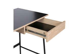 Bureau 1 tiroir  
Noir