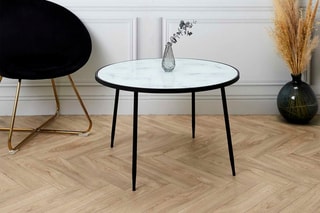 Table basse Felicity 
Noir et blanc