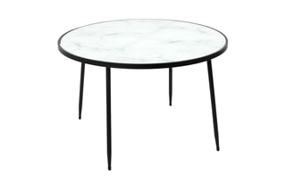 Table basse Felicity 
Noir et blanc