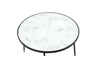 Table basse Felicity 
Noir et blanc