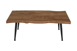 Table basse - Noir et imitation bois