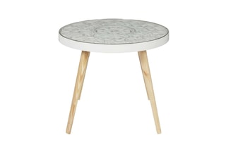 Table basse Arabesque - Blanc