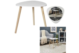Table d'appoint en pin Shelly - 48 x 46 x 48 cm