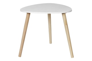 Table d'appoint en pin Shelly - 48 x 46 x 48 cm