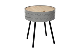 Table coffre Eugenie - Gris