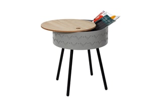 Table coffre Eugenie - Gris