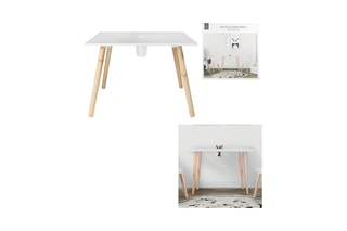 Table - Naturel et blanc
