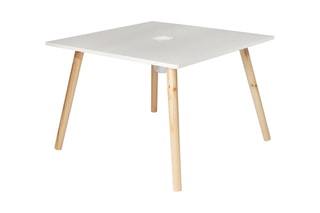 Table - Naturel et blanc