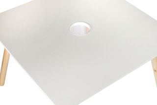 Table - Naturel et blanc