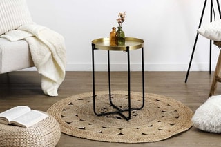 Table d'appoint Alia - Doré et noir