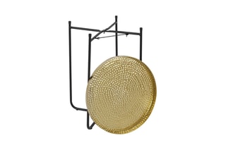 Table d'appoint Alia - Doré et noir