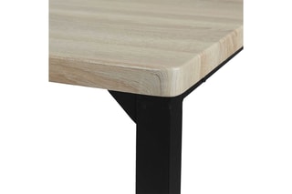 Table mange debout et 4 tabourets Loka - Imitation bois