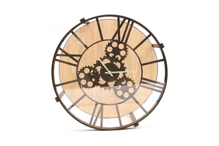 Table d’appoint horloge  - Noir