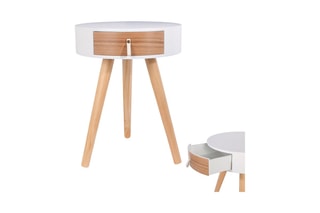 Table de chevet 1 tiroir Nora - 35 x 35 x 46,5 cm