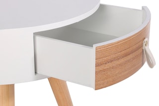 Table de chevet 1 tiroir Nora - 35 x 35 x 46,5 cm