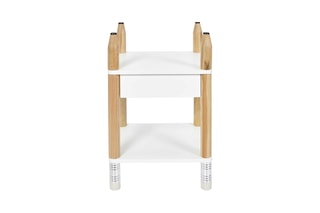 Table de chevet Crayon - Blanc