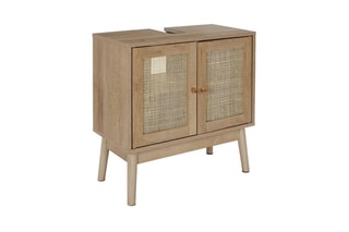 Meuble de salle de bain sous vasque 2 portes Bali - 60 x 70 x 30 cm