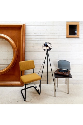 Lampadaire globe Noir