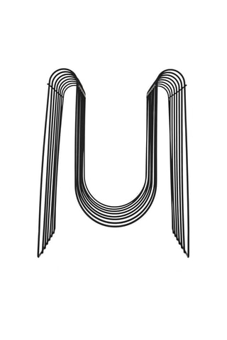 Porte-revues - Noir