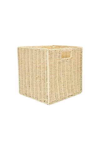 Cube de rangement pliable 30 x 30 cm - Beige