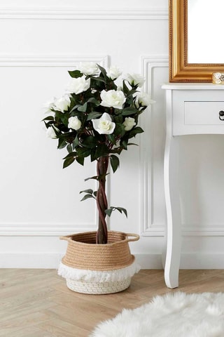 2 plantes artificielles Rosier 90 cm