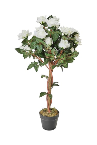 2 plantes artificielles Rosier 90 cm