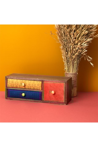 Rangement 3 tiroirs Naturel