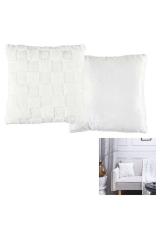 Coussin - Blanc - 40 x 40 cm