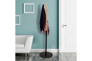 Porte-manteau - Naturel et noir