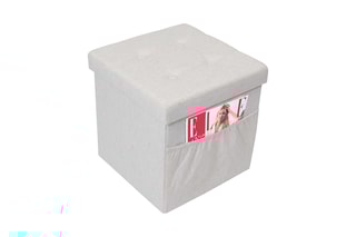 Pouf-coffre - Gris