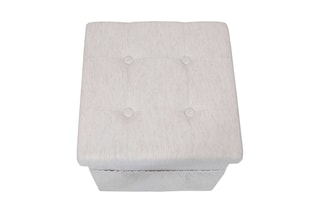 Pouf-coffre - Gris
