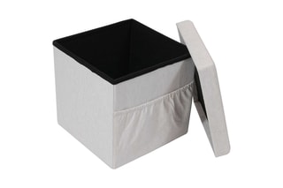 Pouf-coffre - Gris