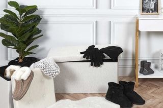 Pouf-coffre - Gris