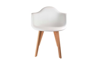 2 fauteuils en hêtre - 66 x 87 x 62 cm