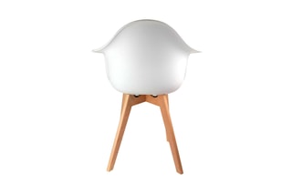 2 fauteuils en hêtre - 66 x 87 x 62 cm