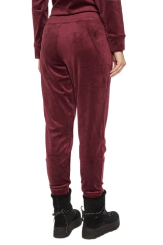 Velours Joggingbroek - Bordeauxrood