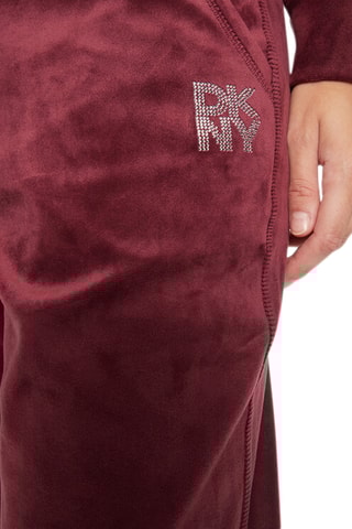 Velours Joggingbroek - Bordeauxrood