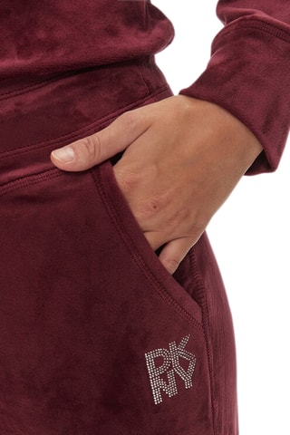Velours Joggingbroek - Bordeauxrood