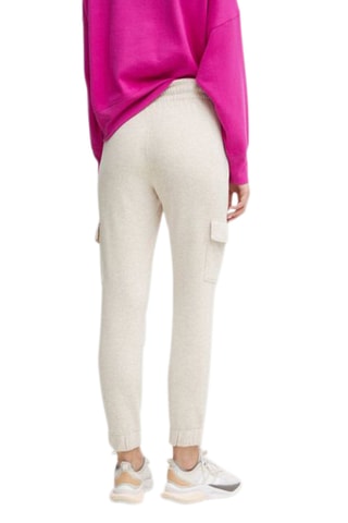 Fleece Joggingbroek - Gemêleerd ecru