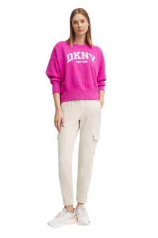 Fleece Joggingbroek - Gemêleerd ecru