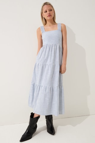 Robe longue - Bleu