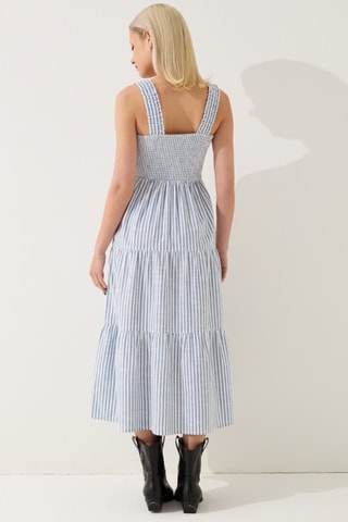 Robe longue - Bleu