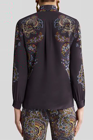 Zijden Blouse - Zwart